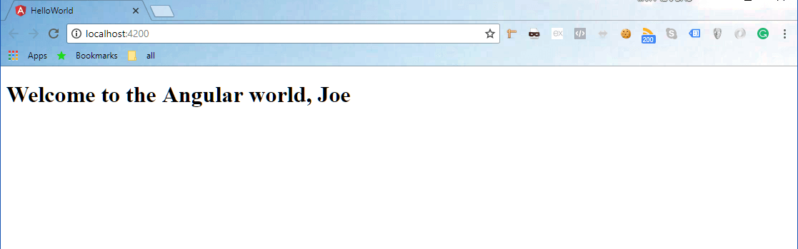 Welcome to the Angular world, Joe
